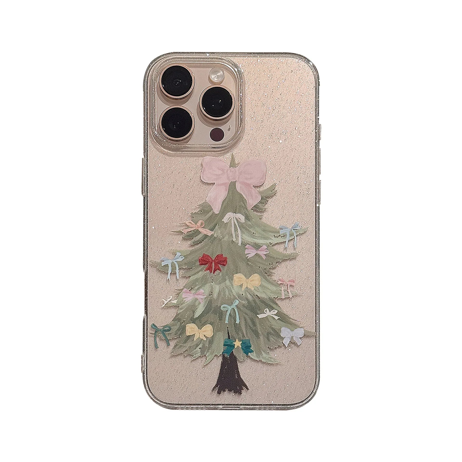 Bow-tie Christmas Tree iPhone Case