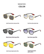 Fashion Metal Sun-resistant Sunglasses - Viexta