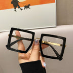 Netflix Model Thick Frame Square Glasses