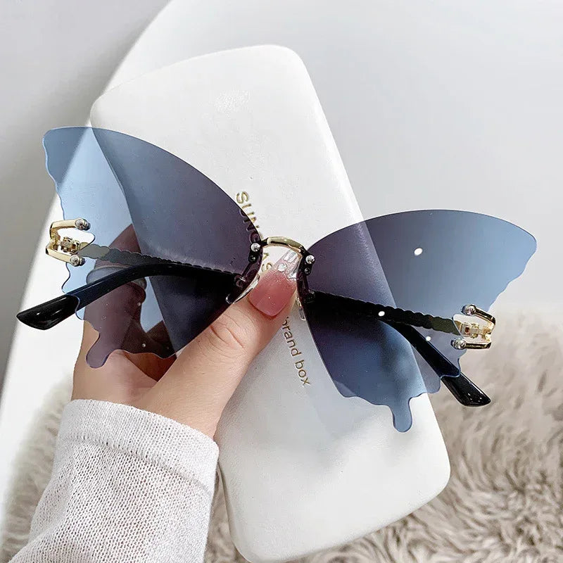 Butterfly Rim Gradient Glasses - Viexta