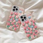 ins-tulip-flower-butterfly-iphone-case - Viexta
