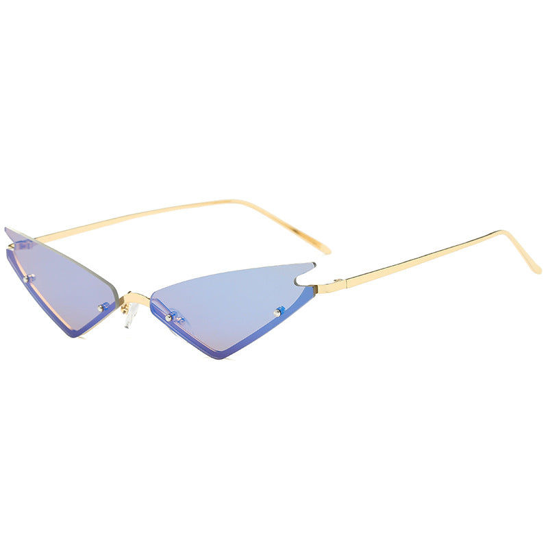 Fashion Cat Eye Sunglasses Women's Fashion Pop-Up Versatile Colorful Sunglasses Street Shot Sunglasses S8037