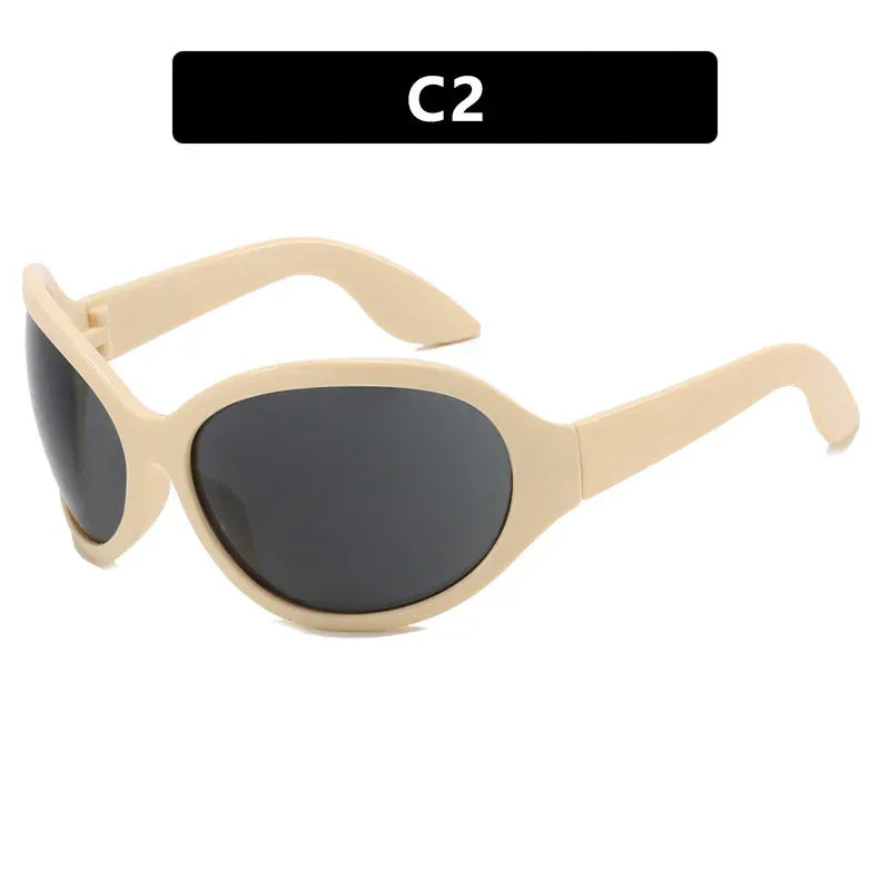 Large Rim Exaggerated Internet-famous Sunglasses - Viexta