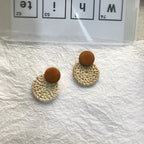 Vintage Rattan Earrings - Viexta