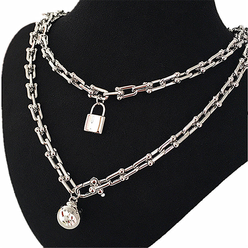 Multi-layer Irregular Necklace