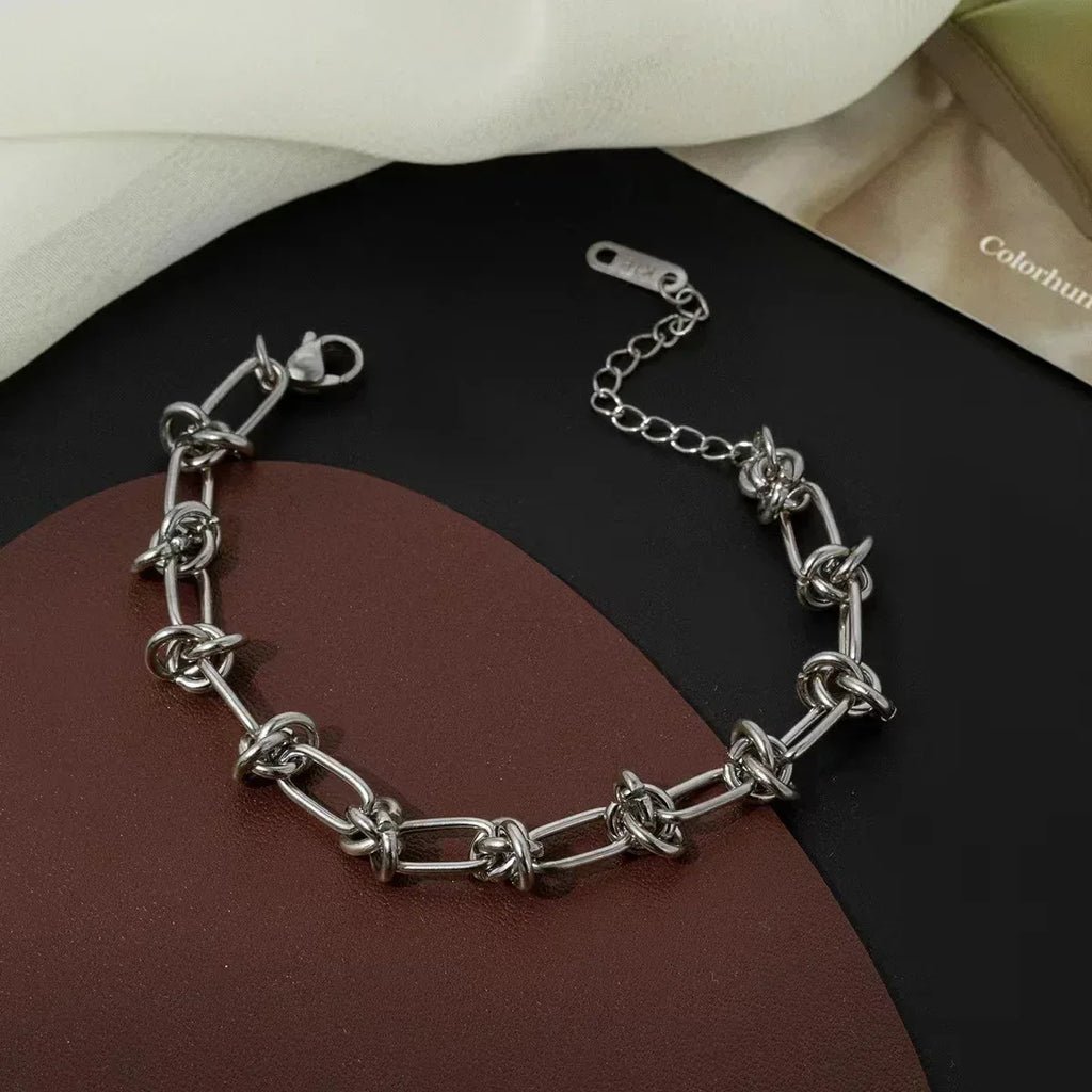 Street Style Knot Pure Necklace - Viexta