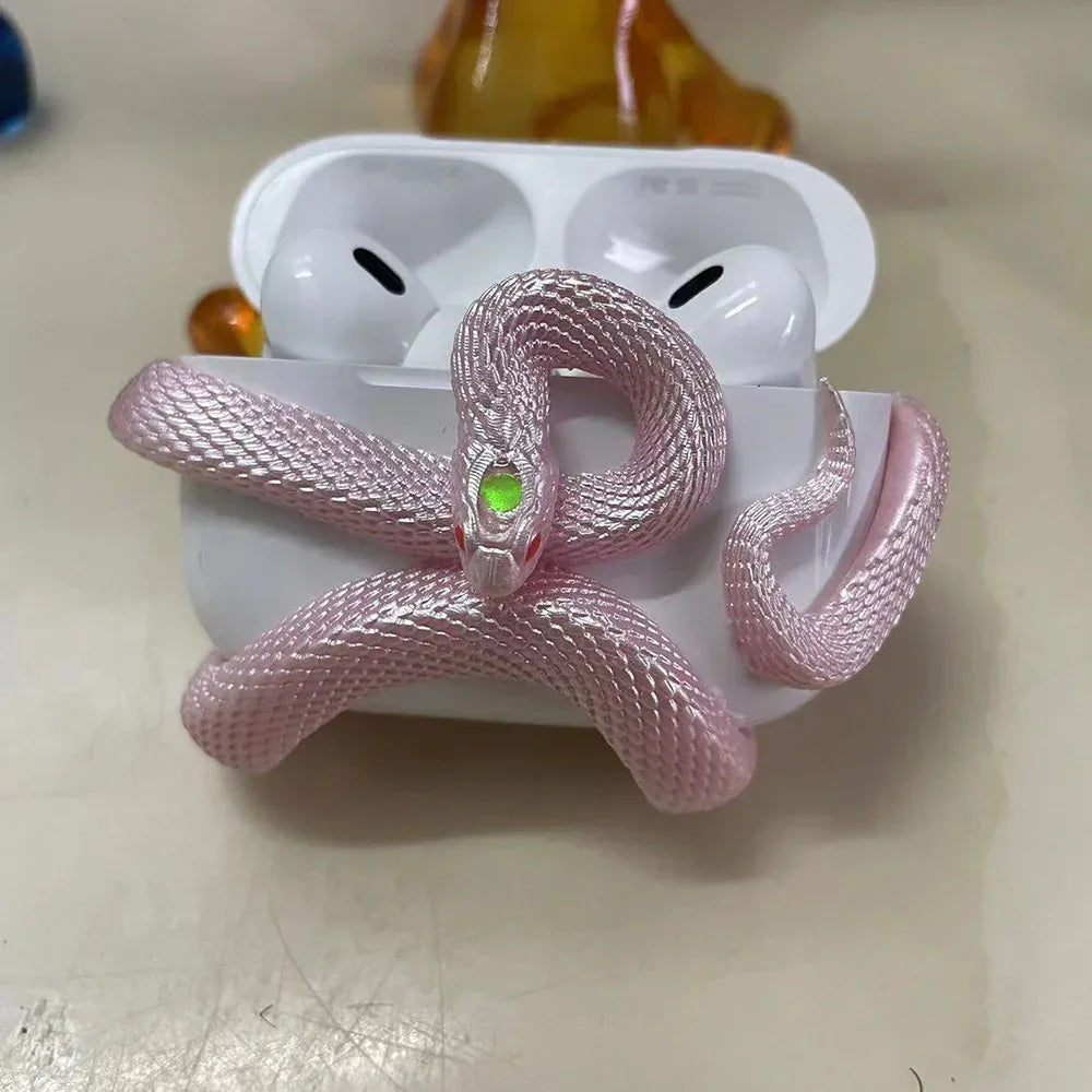 Creative Snake Series Silicone Earphone Case - Viexta