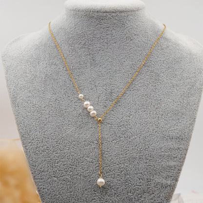 Fresh Water Pearl Grace Clavicle Chain