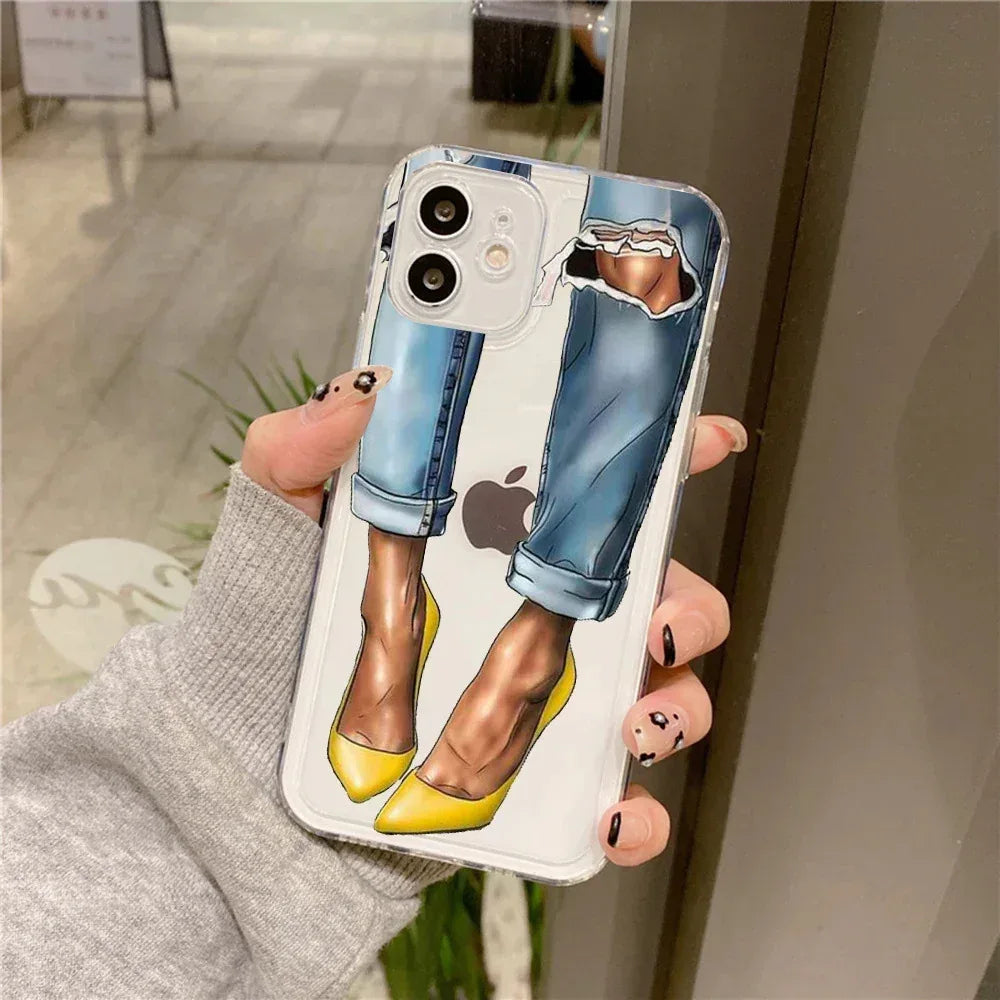 fashion-girl-cute-braid-iphone-case - Viexta