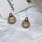 Vintage Rattan Earrings - Viexta
