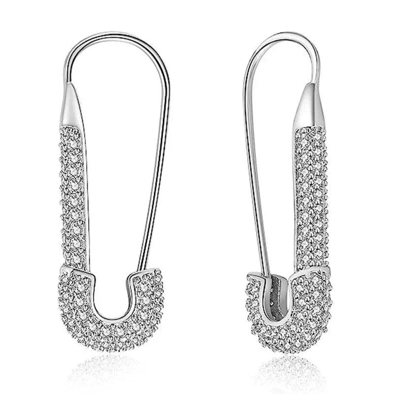 Clip Pin Micro-inlaid Earring - Viexta