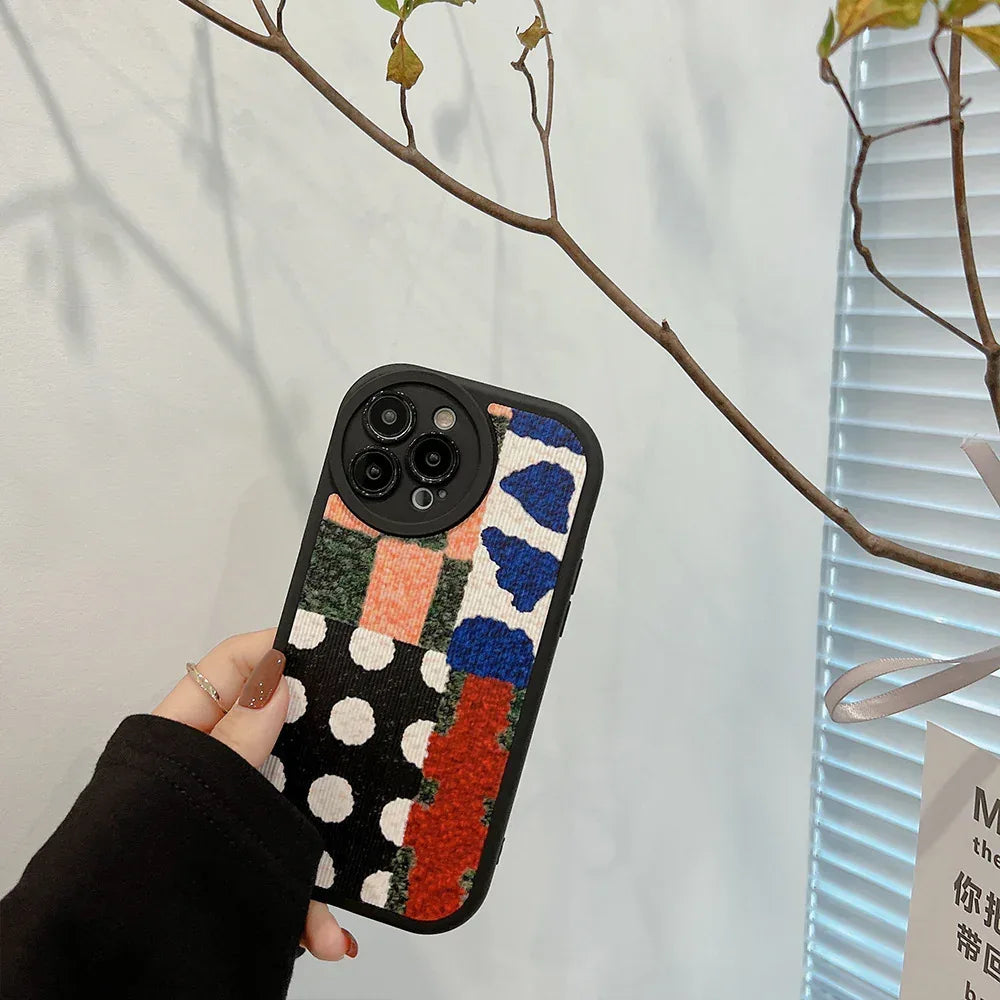 art-color-patchwork-iphone-case - Viexta
