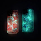 luminous-oil-painting-flower-quicksand-phone-case - Viexta