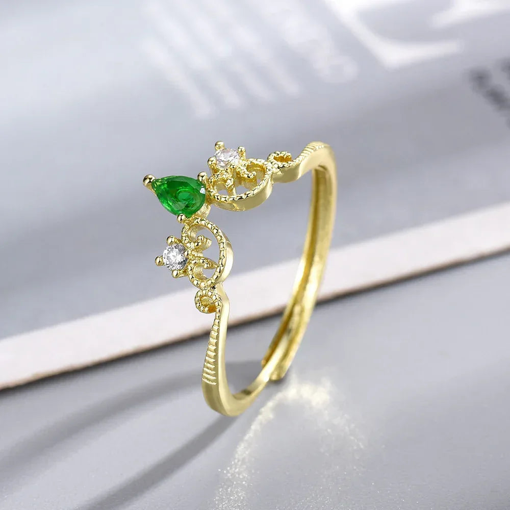 Double Layer Zircon Ring - Viexta