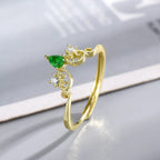 Double Layer Zircon Ring - Viexta