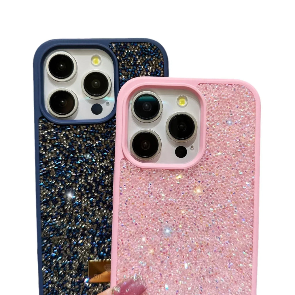 Luxury Rhinestone iPhone Shell Full Diamond Protective Cover - Viexta