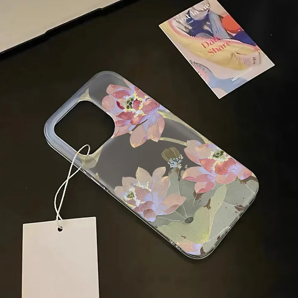 lotus-iphone-case-drop-resistant-case - Viexta