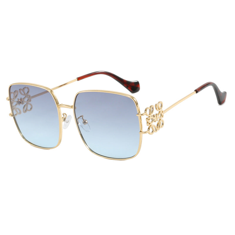 Single beam sunglasses new personalized simple sunglasses versatile fashion sunglasses street photography