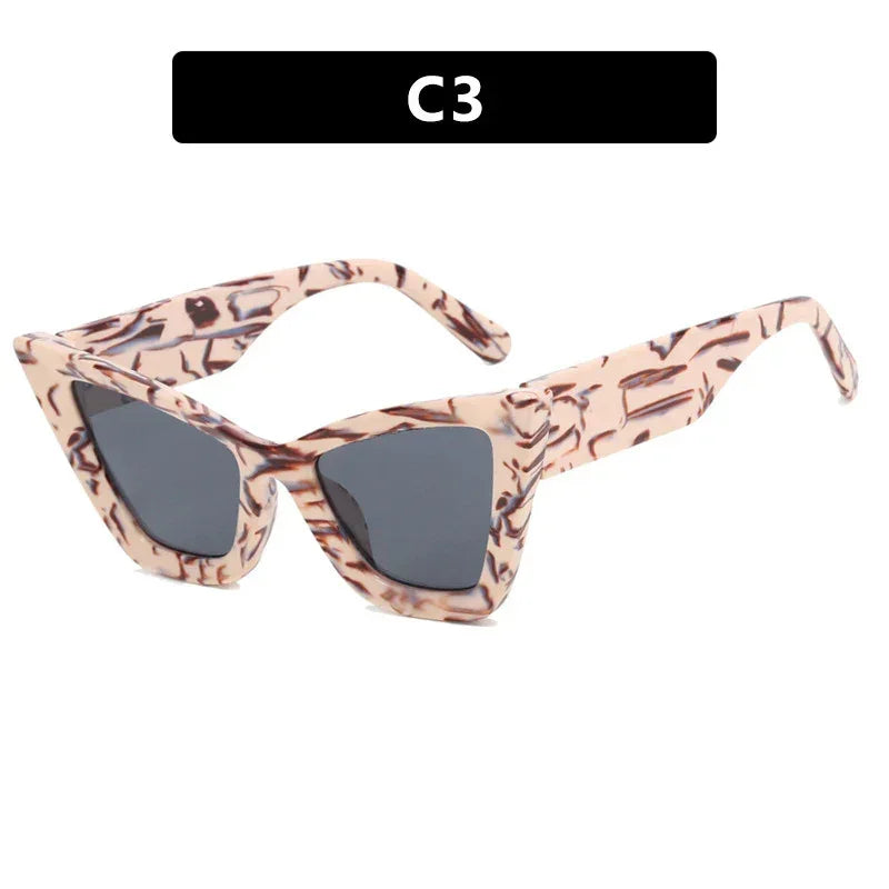 Large Frame Cat Eye Sunglasses - Viexta
