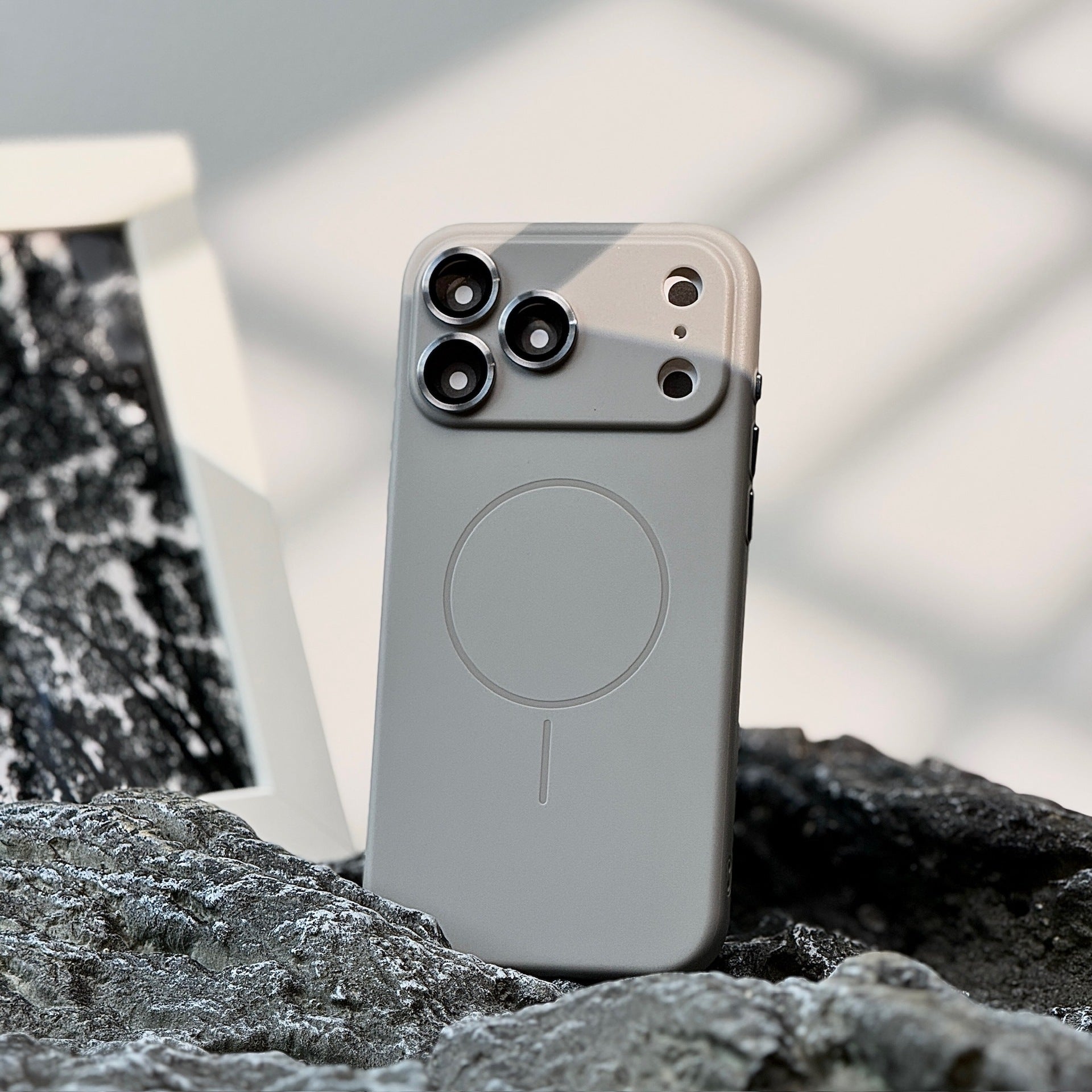 Frosted Skin Magnetic Suction iPhone Case