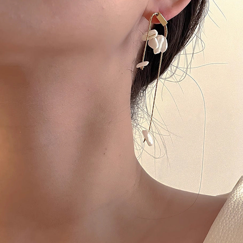 Natural Stone Pull-out Earring