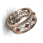 Luxury Domineering Diamond Micro Inlaid Zircon Ring - Viexta