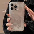 Butterfly-themed iPhone Case With Dreamy Glitter Powder
