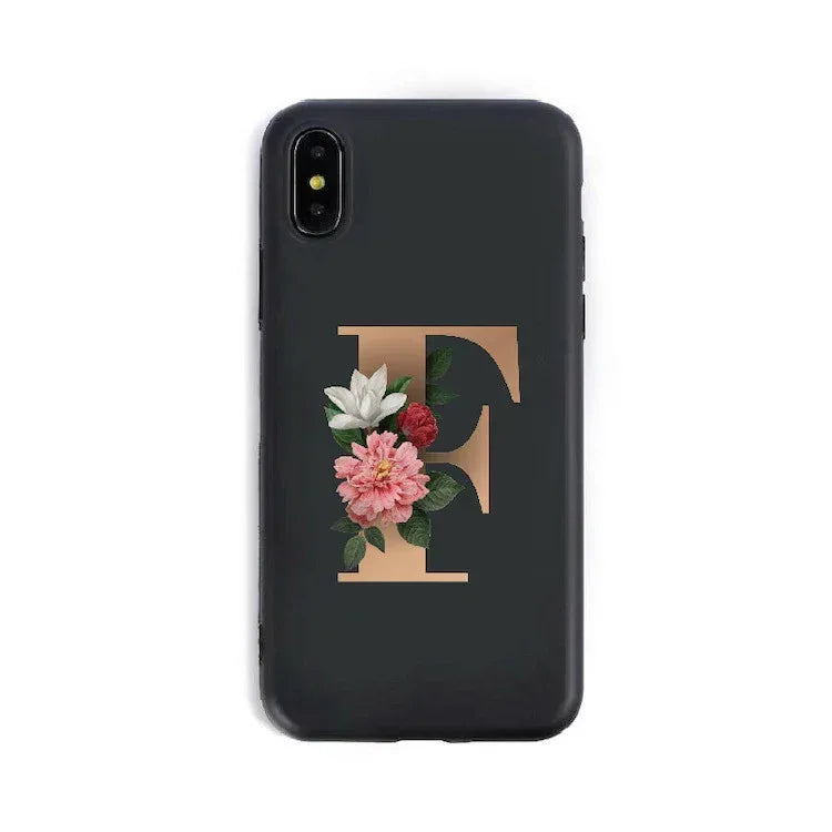 26 English Alphabet Silicone Phone Cases for IPHONE - Viexta