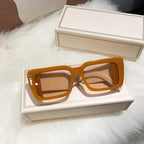 Rectangular Frame Sunglasses - Viexta