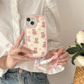 Bow Bear Lanyard iPhone Case - Viexta