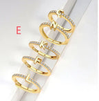 s925-sterling-silver-micro-inlaid-letters-ring - Viexta
