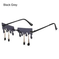 Fashion Butterfly Rimless Sunglasses For Women - Viexta