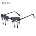 Fashion Butterfly Rimless Sunglasses For Women - Viexta