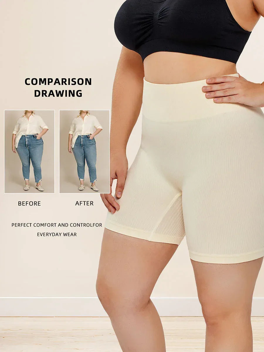 High Waisted Body Shaper Thigh Slimmer Butt Lifting Shapewear For Women - Viexta