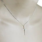 cross-pendant-titanium-steel-plating-necklace - Viexta