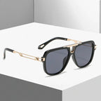 new-texture-fashion-metal-mayba-sunglasses - Viexta