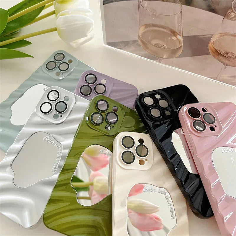 Summer Corrugated Mirror iPhone Case - Viexta