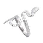 Stainless Steel Adjustable Opening Snake Ring - Viexta