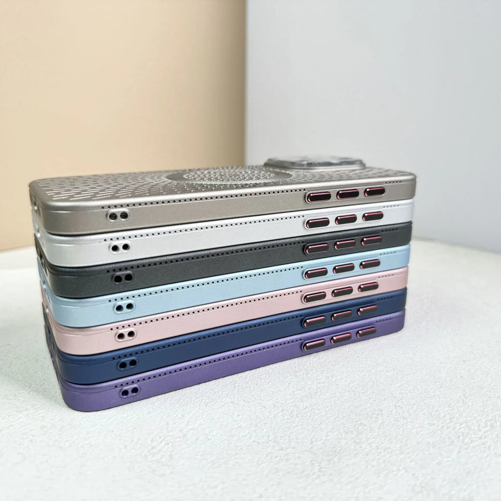 Heat Dissipation Network Shell Magnetic iPhone Case - Viexta