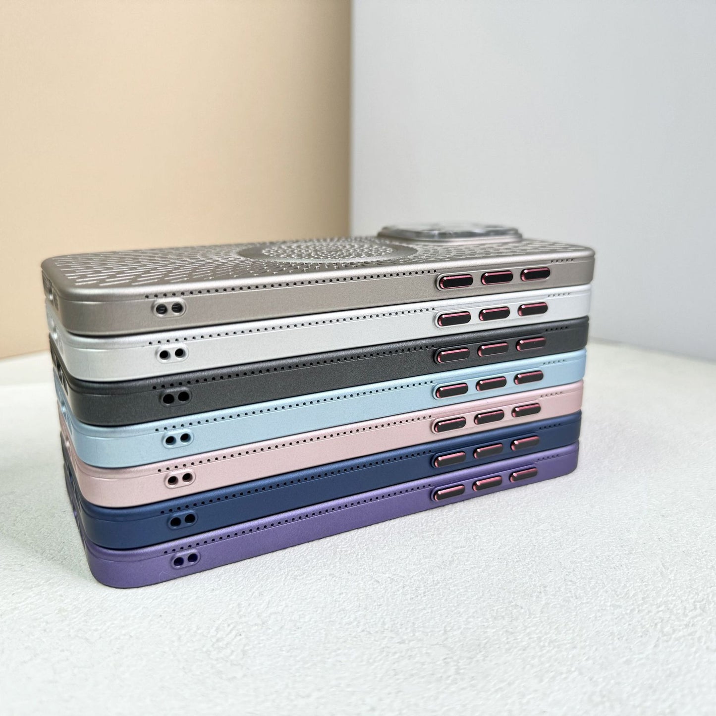 Heat Dissipation Network Shell Magnetic iPhone Case