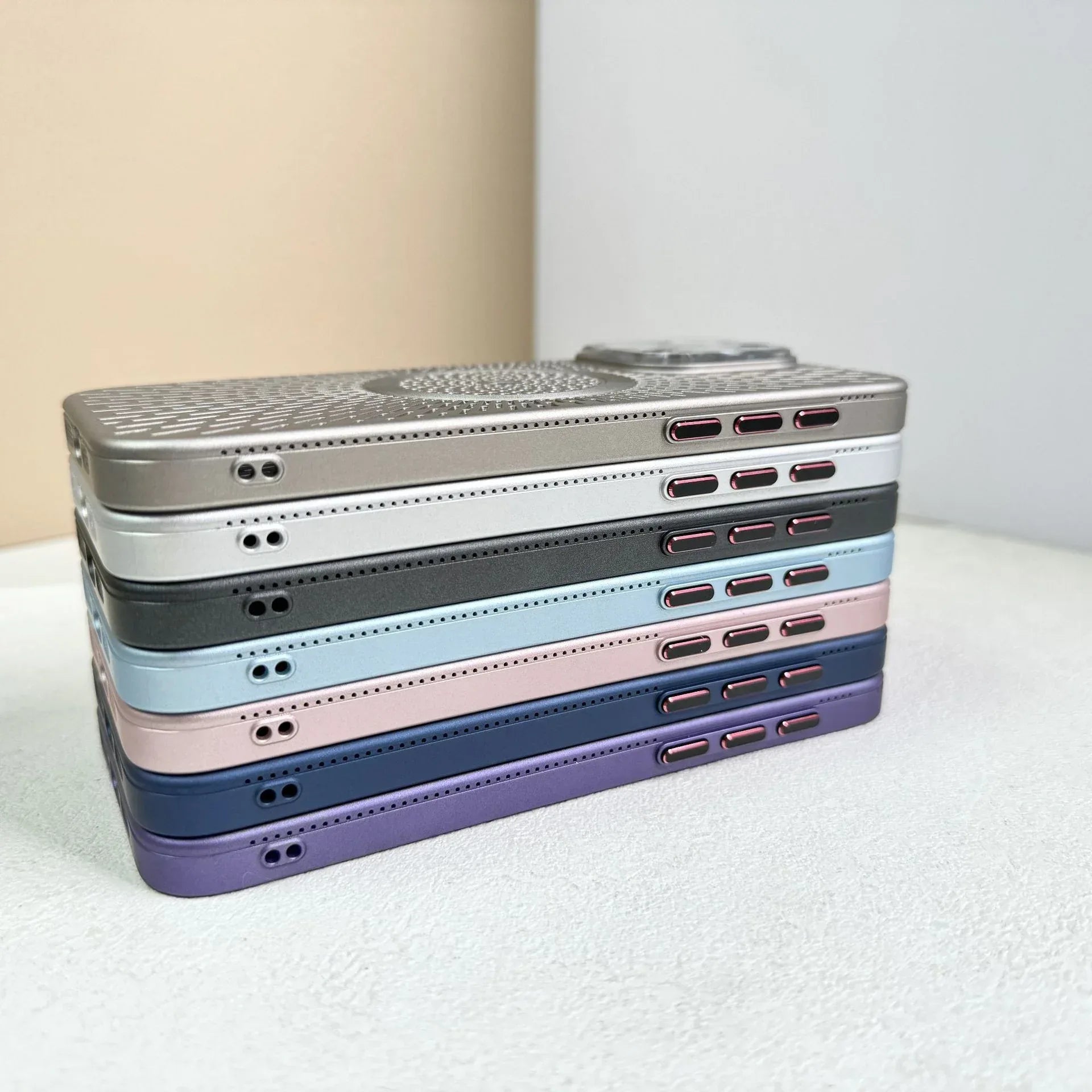 Heat Dissipation Network Shell Magnetic iPhone Case - Viexta