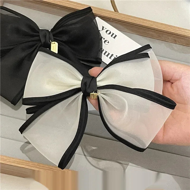 Mesh Bow Hair Accessories For Women - Viexta