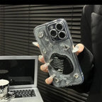 Cement Gray Mirror iPhone Case - Viexta