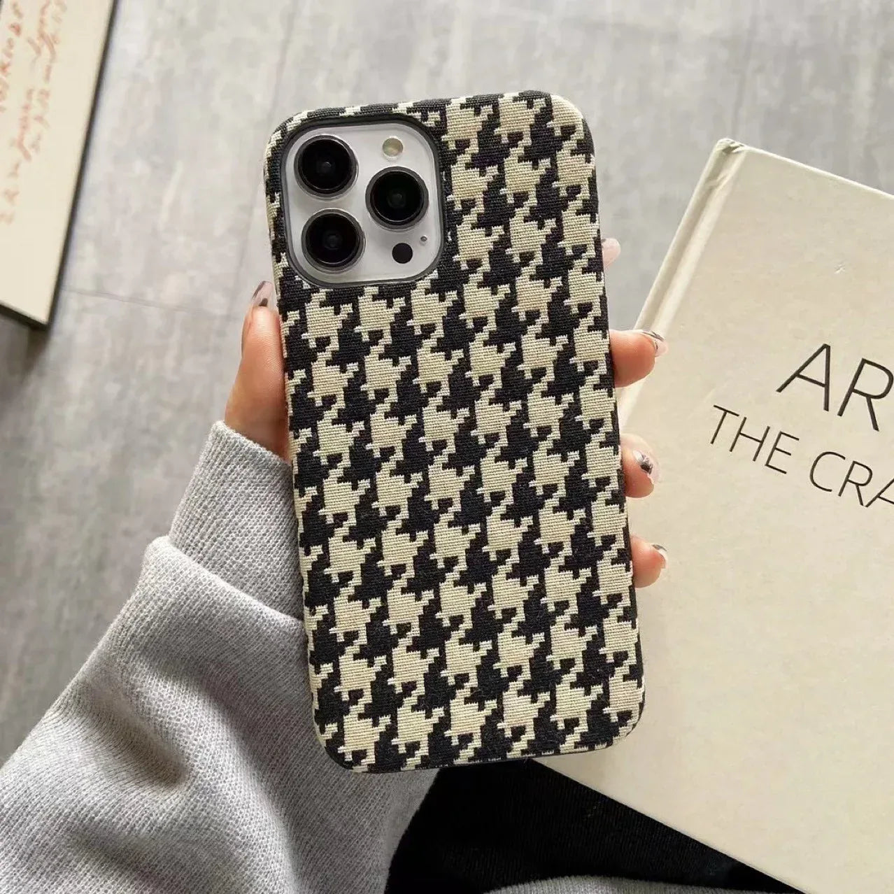 Velvet Half Package Hard Shell iPhone Case - Viexta