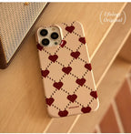 Autumn Winter Retro Heart iPhone Case - Viexta