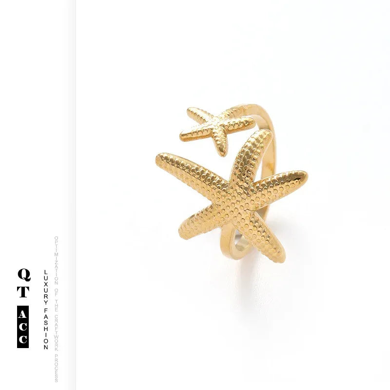 American Retro Stainless Steel Luxe Ring - Viexta