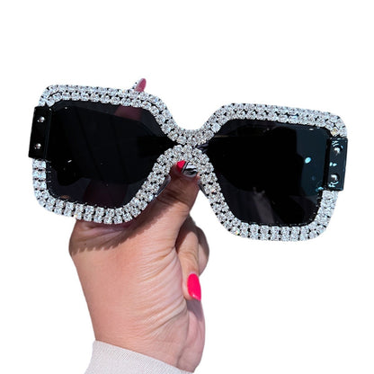 Versatile Diamond Inlaid Sunglasses