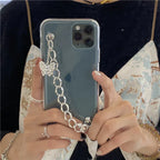Chain Hollow Butterfly iPhone Soft Case - Viexta
