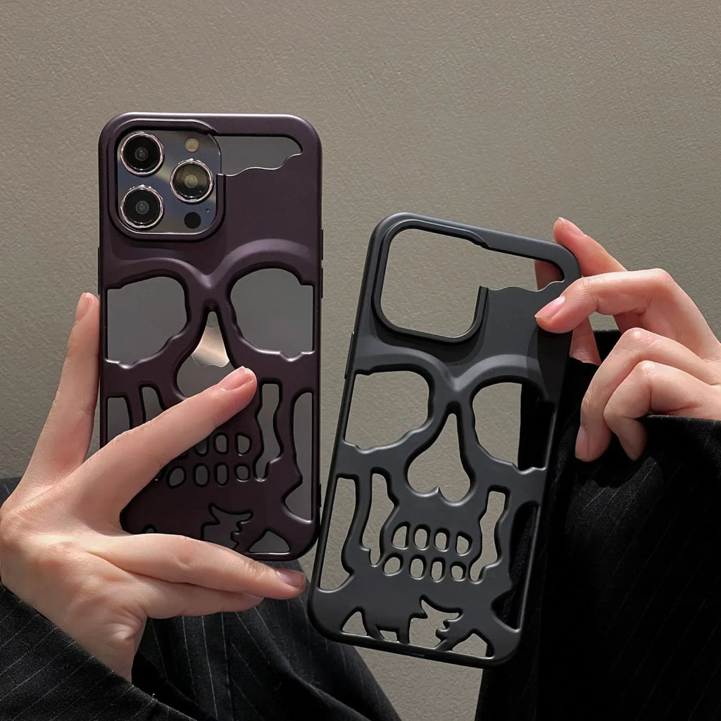 Frosted Skull iPhone Case - Viexta