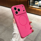 Fine Circle Magnetic iPhone Case Liquid Silicone - Viexta